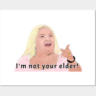 Angela - not your elder Posters and Art